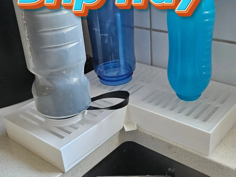 Multipart Bike/baby bottle Drip Tray