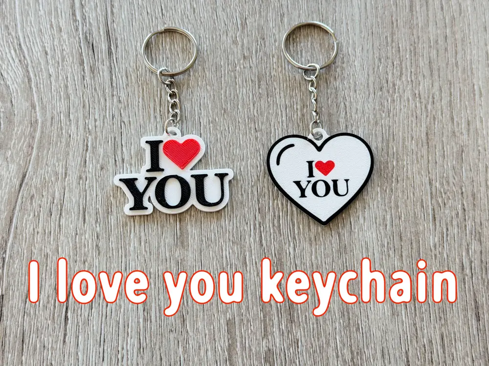 I love you keychain