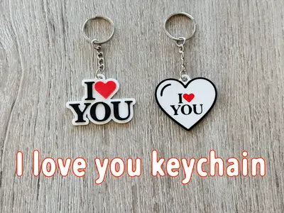 I love you keychain