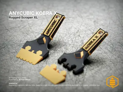 ANYCUBIC KOBRA X | Multimaterial Rugged Scraper XL