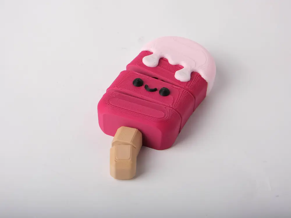 Pink Popsicle Flexi Figurine