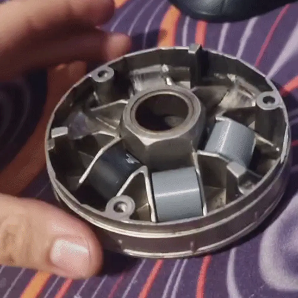 Piaggio / vespa scooter variator 19x15.5 test rollers (weights)