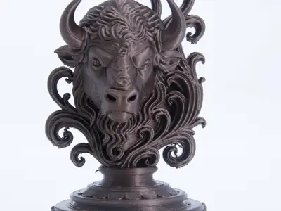 Ornamental Bull Bust