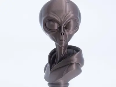 Alien Bust Decor