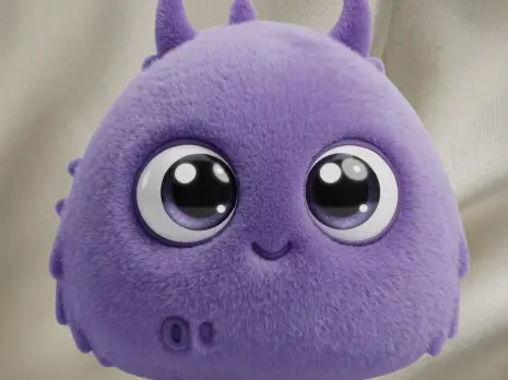 MyMiniMonster PuppyPurple