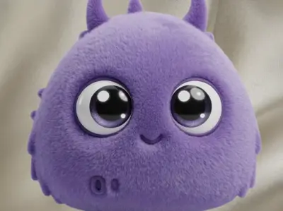 MyMiniMonster PuppyPurple