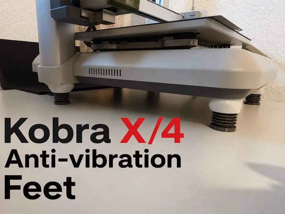 Kobra X / Kobra 4 Anti-vibration Feet Mod