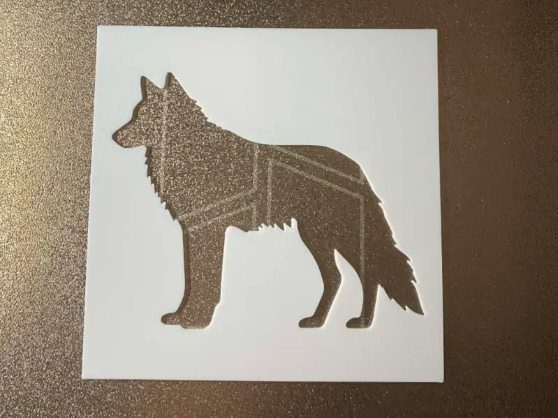 Plantilla de Lobo