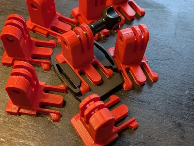GoPro mount Long(for chest strap)