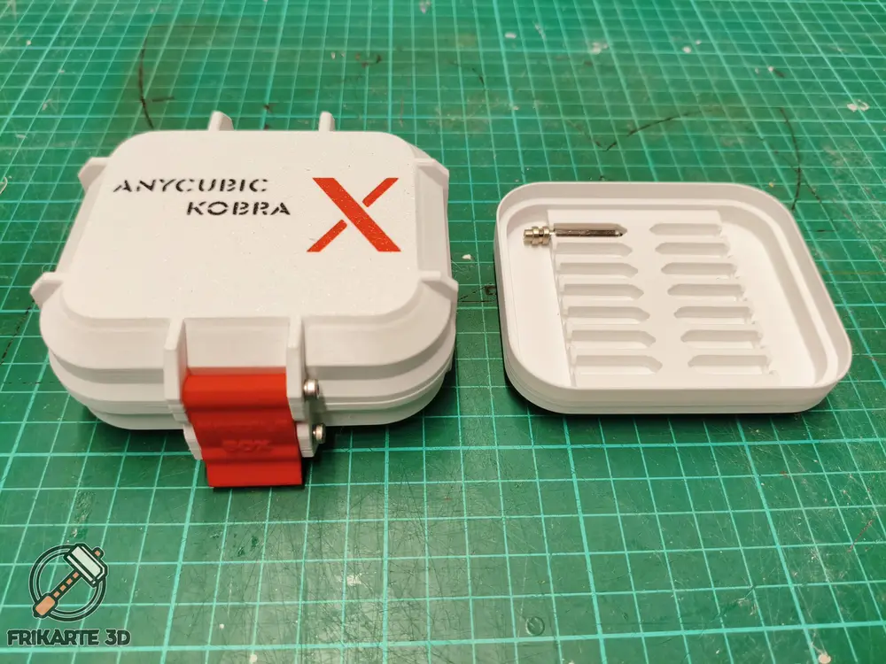 🔥🛠️ Anycubic Kobra X Nozzle Vault – Mini Nozzle Storage Box