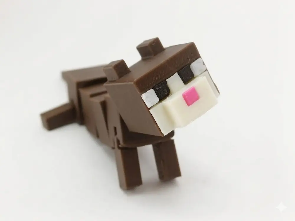 Articulated Minecraft Cat (NO AMS) - Cute And fantasy