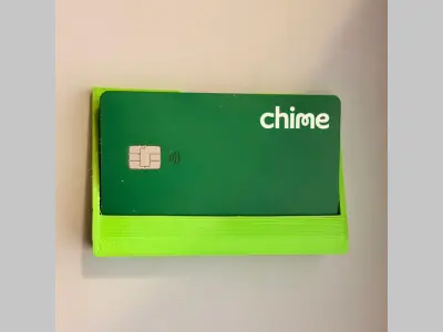 Magnetic Desk Card Holder 12 Card Organizer