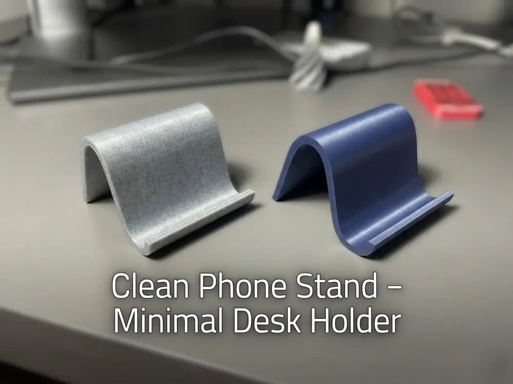 Clean Phone Stand – Minimal Desk Holder