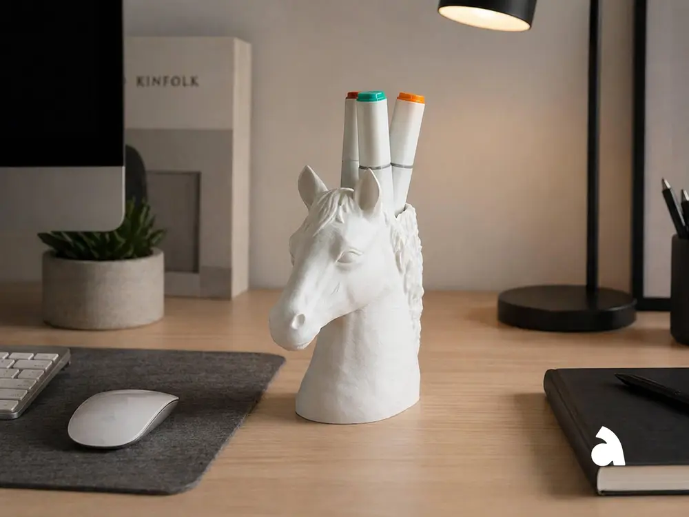 Horse pencil holder