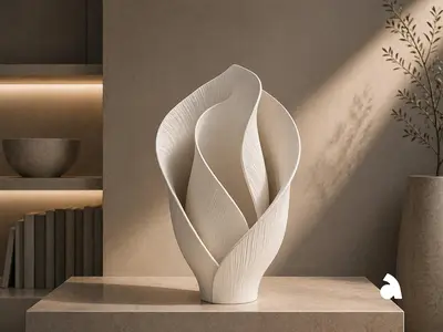Hidden Bloom - Sculptural Decor