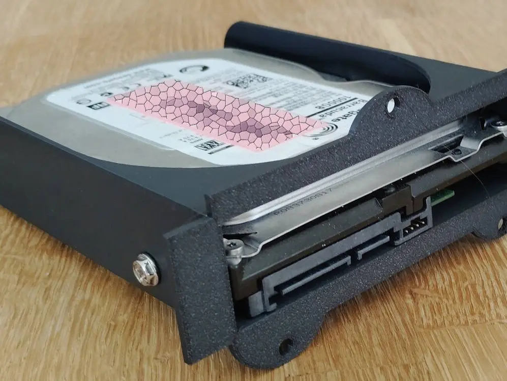 3,5" Zoll HDD cage for BeQuite! BASE 600 case
