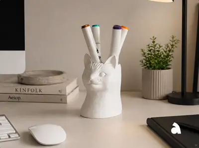 Cat Pencil holder