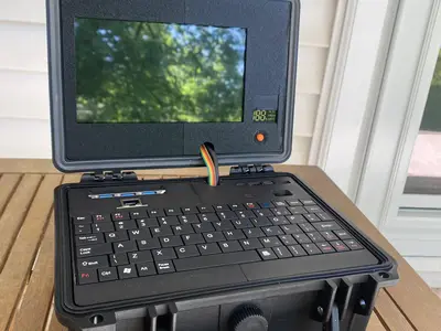 3D Printed Cyberdeck / CNC HMI