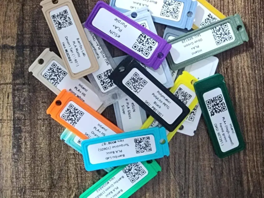 Filament Swatch and Swatch Holder