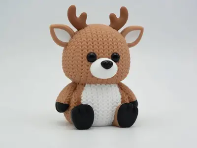 Knitted Deer - Multicolor
