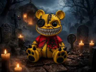Horror Winnie The Pooh - Multicolor