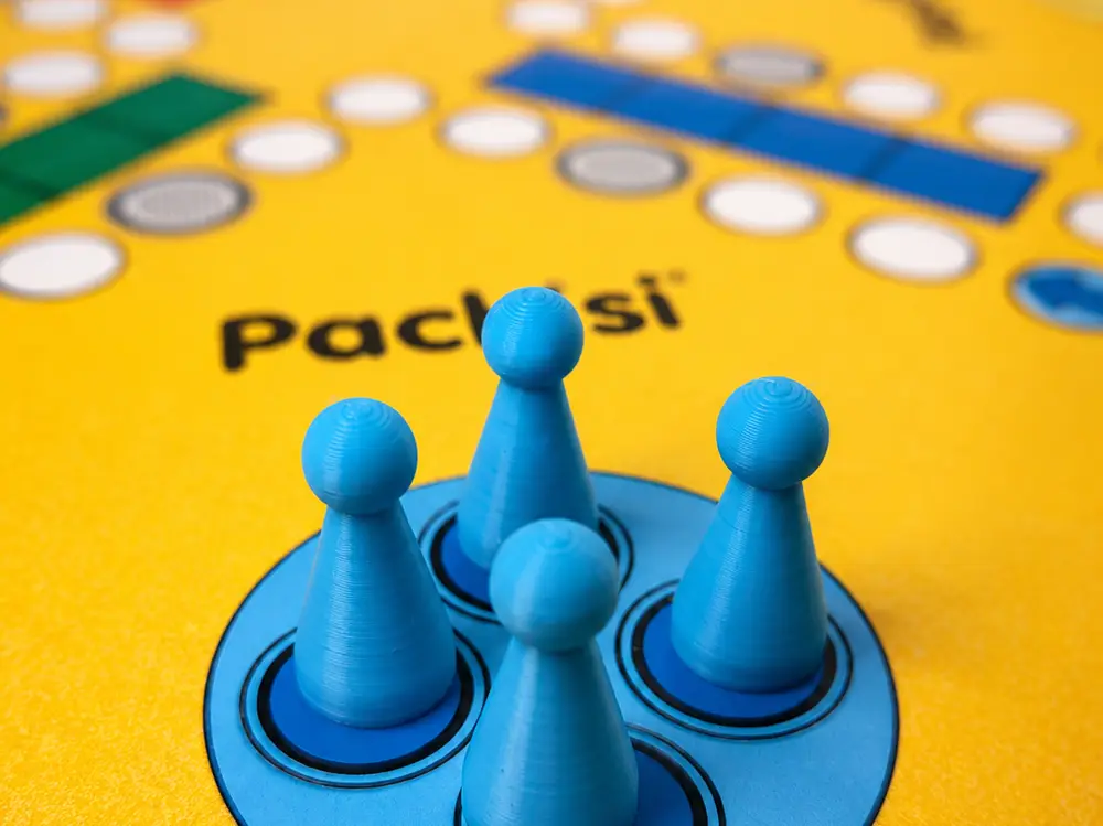 Modern Pachisi Token / Board Game Piece