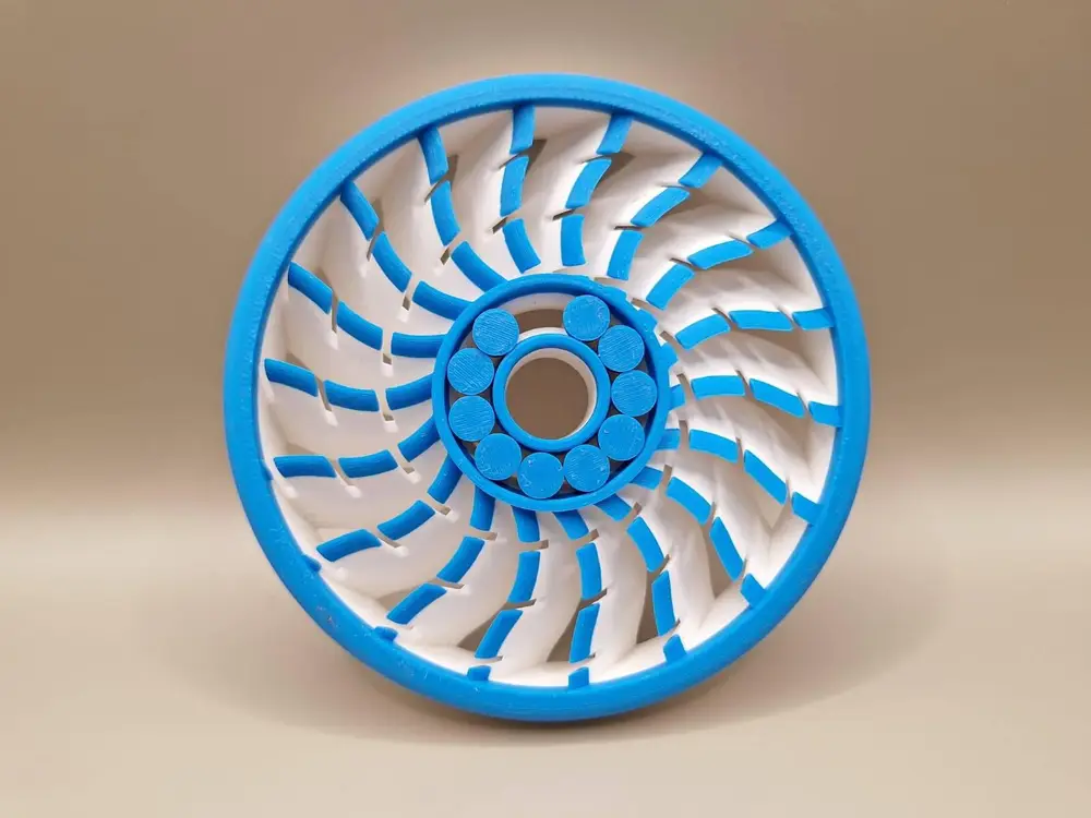 TurboJet Fidget Spinner. Print In Place