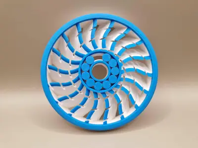 TurboJet Fidget Spinner. Print In Place