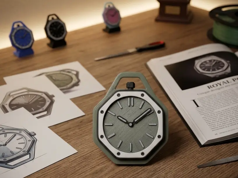 Swatch Royal Pop - 1:1 "Print-in-Place" Replica