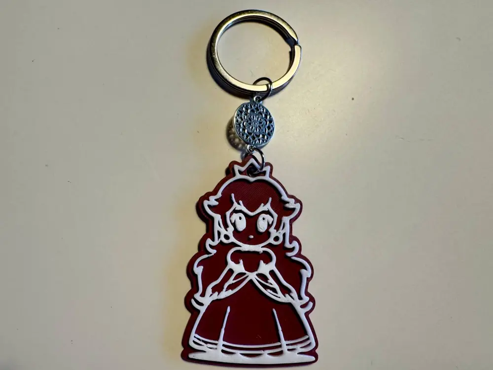 Princess Peach Keychain – Super Mario