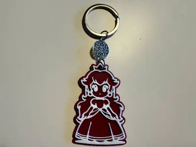 Princess Peach Keychain – Super Mario