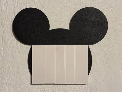 BTicino Living Now Compatible Decoration – Mickey Mouse Style