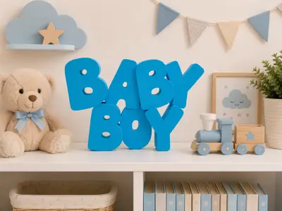 Baby Boy Nursery Decor