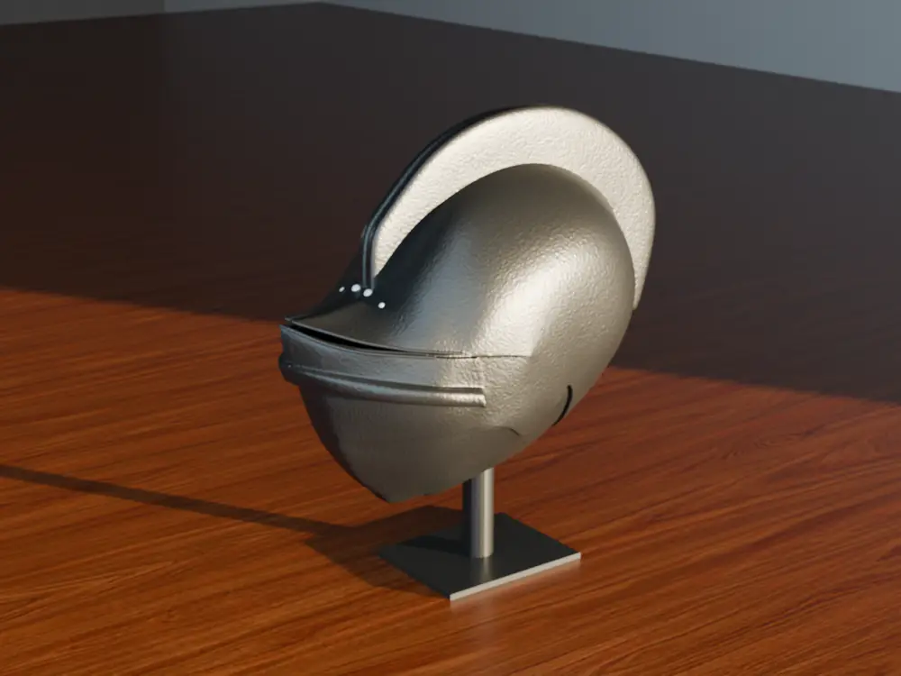 Ancient medieval helmet