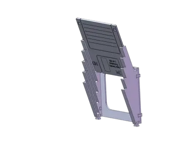 3.5" floppy disk modular wall storage