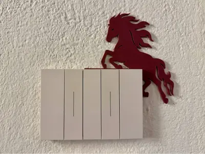Fire Horse Silhouette – Corner Decoration