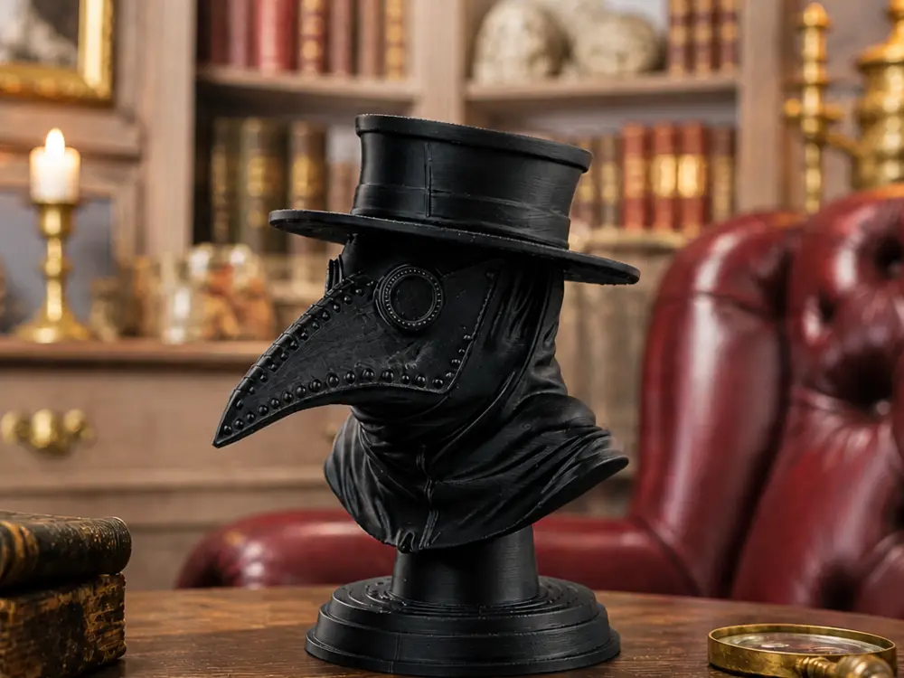 Gothic Plague Doctor Bust