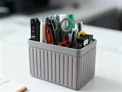 Desk Organizer – Modular Pen & Accessories Holder