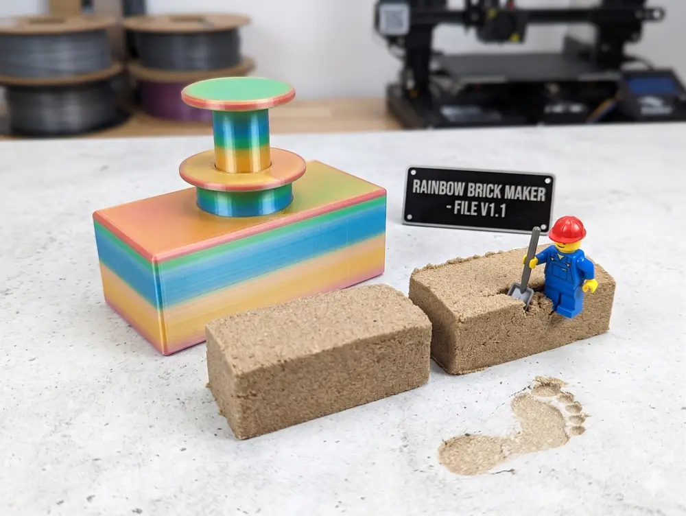 Rainbow Brick Maker - ¡Moldeador de Ladrillos de Arena y Nieve!