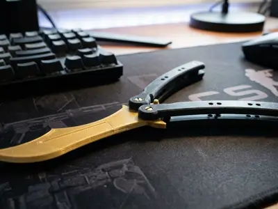 CS:GO Butterfly Knife – Real 3D Printed Replica