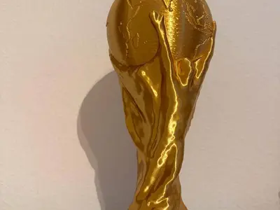 FIFA World Cup Trophy cutted in 4 bodies for AMS