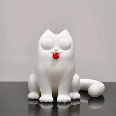 Simon's Cat Derpy Blep Figurine - Multipart