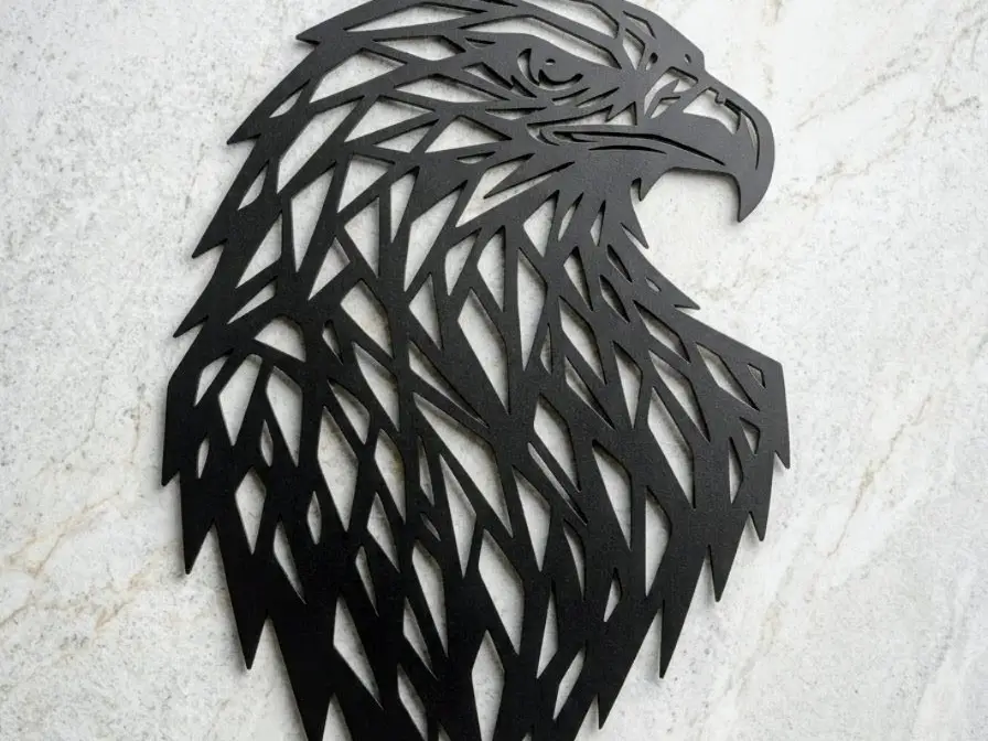 Geometrischer Adler-Kopf