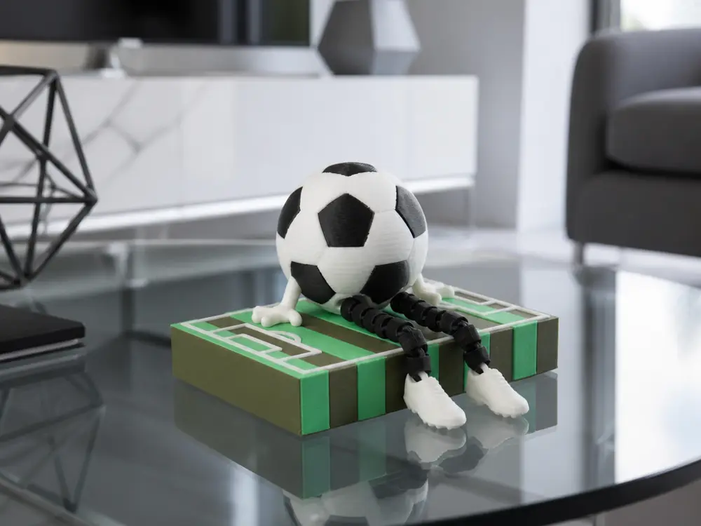Soccer Ball Flexi Toy - Articulated Football Collectible