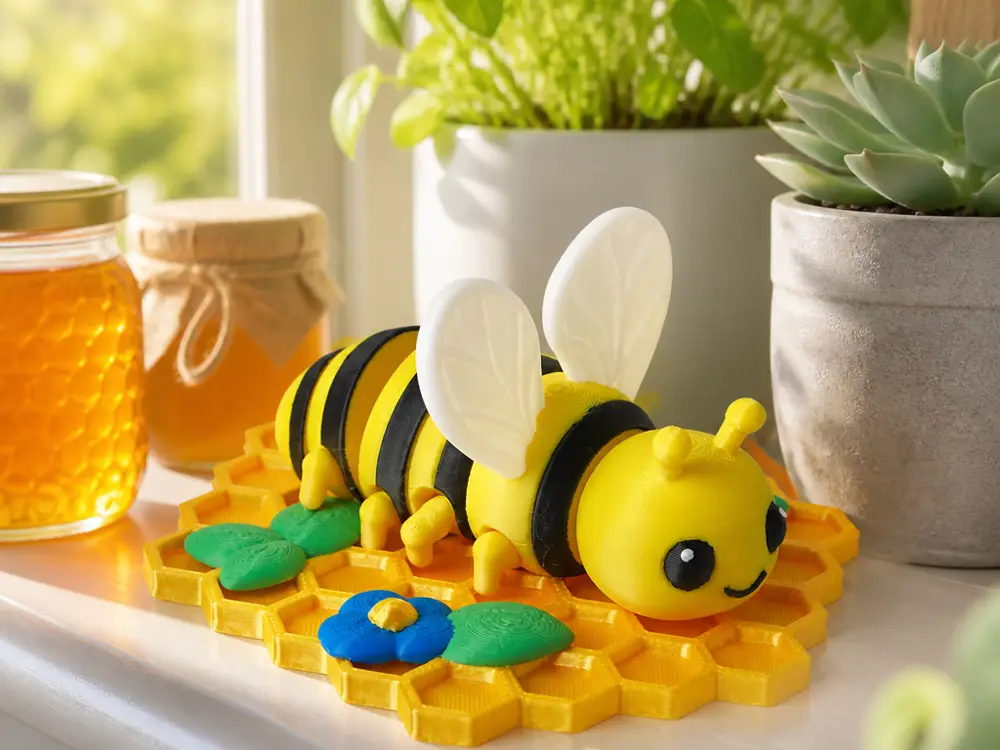 Honeycomb Bee Flexi Toy