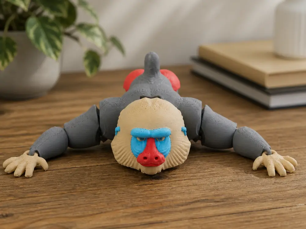Mandrill Flexi Toy