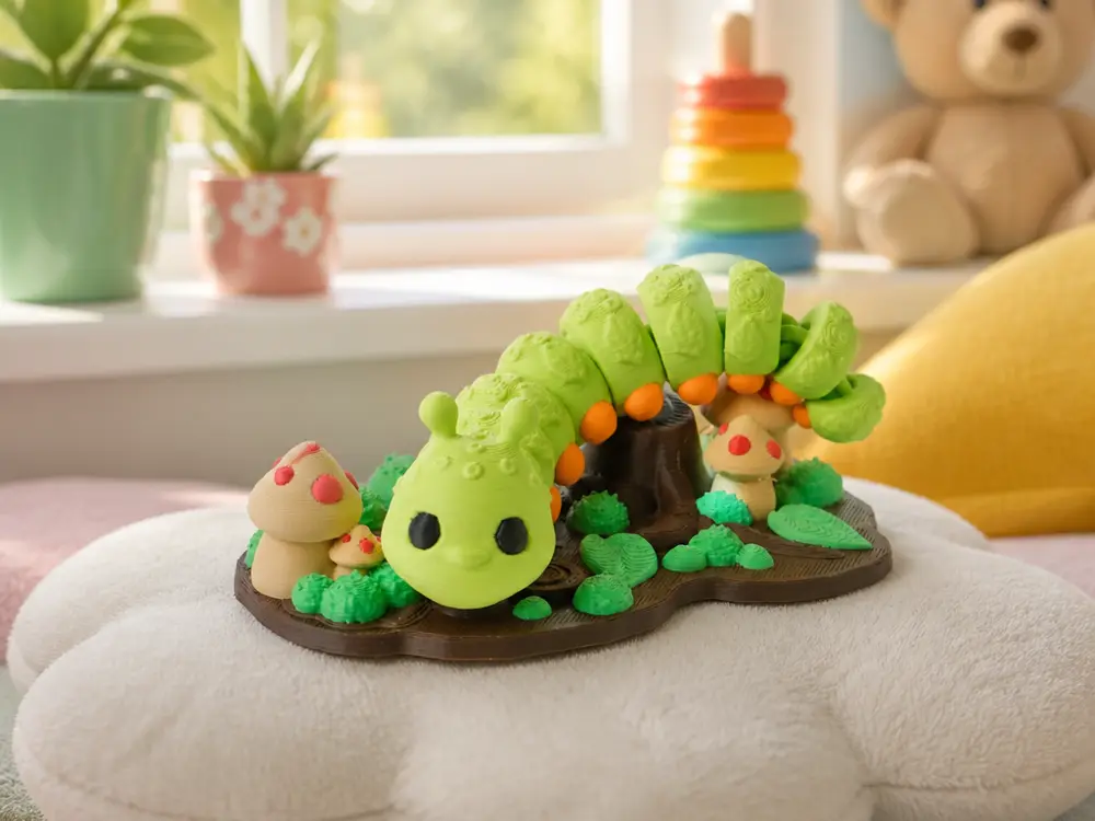 Forest Caterpillar Flexi Toy