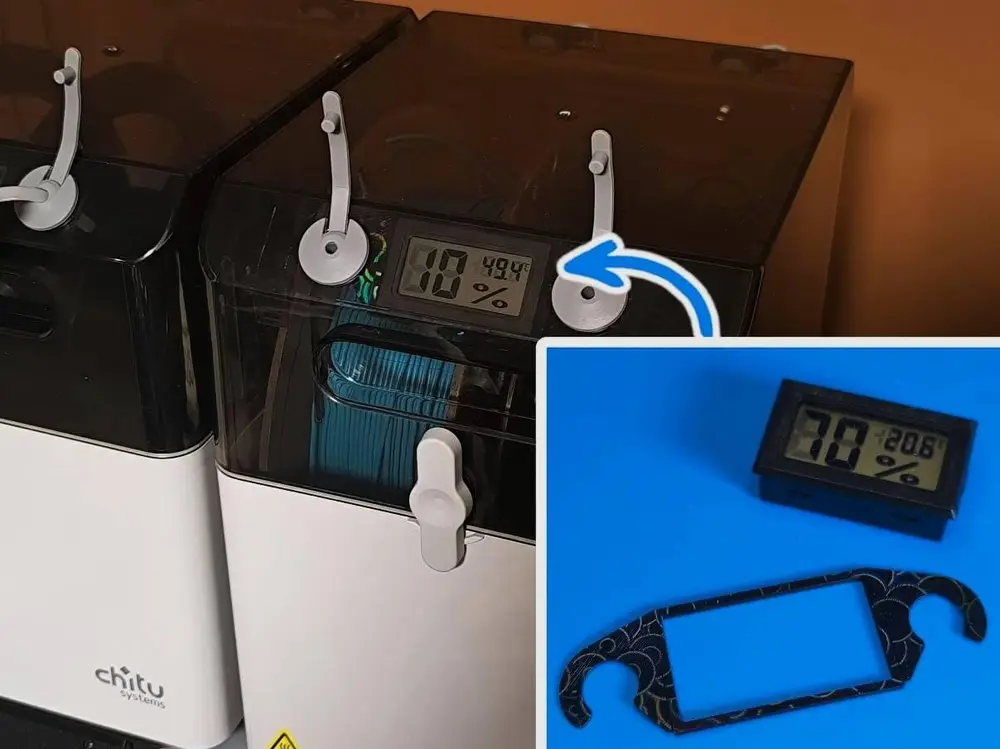 Hygrometer Holder for Chitu E1 Filapartner
