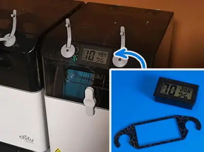 Hygrometer Holder for Chitu E1 Filapartner