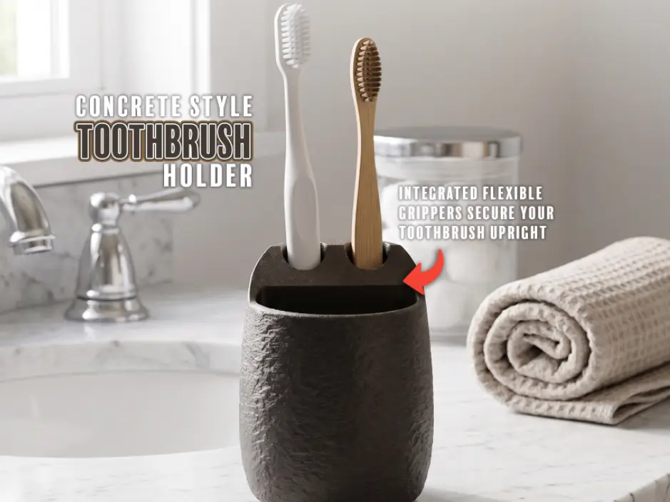 Gripper Toothbrush holder